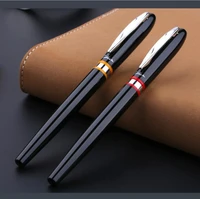 silver clip black rollerball pens luxury pimio 907 good writing sign pens with an original box school supplies gift stationery