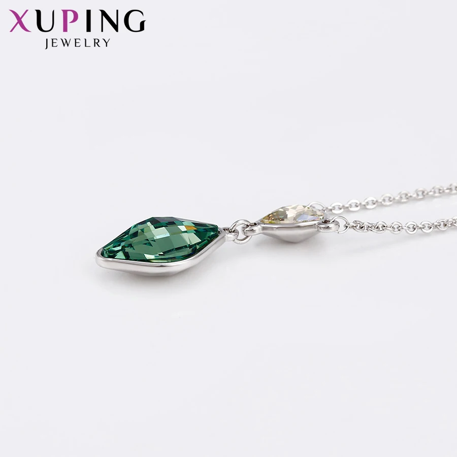 Xuping, модная подвеска, Роскошные Кристаллы от Swarovski, подвеска в виде капли воды, ожерелья для женщин, подарки на день Святого Валентина, 43461