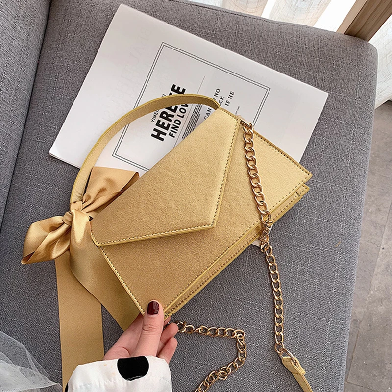 Simple Chain Shoulder Messenger bags Fashion Small Square bag Ladies Crossbody Flap Bag 2019 Casual Wild Handbags | Багаж и сумки