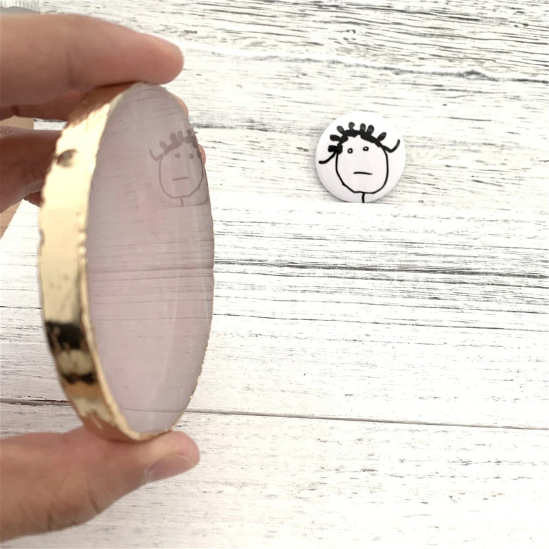 LCH скандинавский стиль Роскошный натуральный розовый кристалл подставка