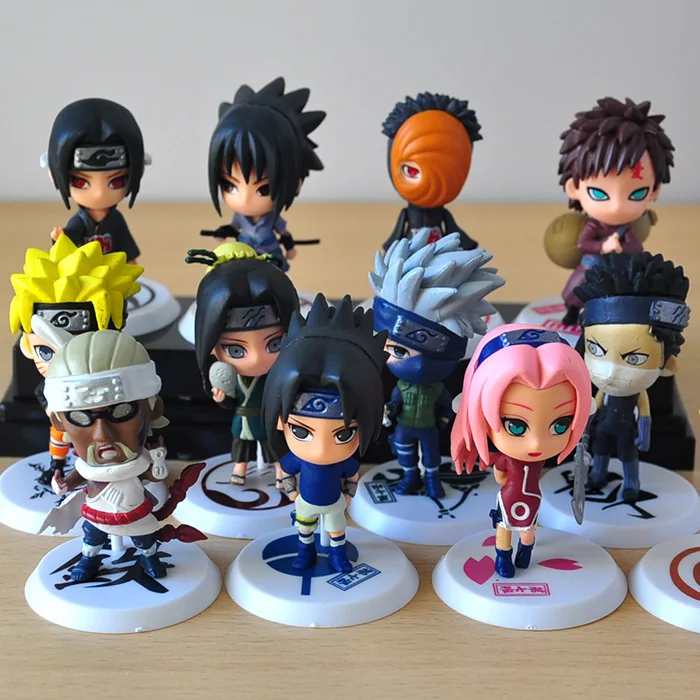 6 шт./лот 7 см японские ПВХ игрушки фигурка модели|naruto action figure|action figurepvc toy |