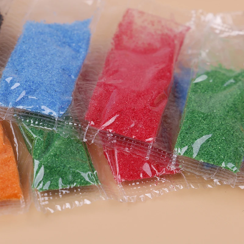 

2pcs DIY 9 Color Painting Sand Professional Colorful Kids Backup Sand Bar Children's Learning Educational Baby Drawing Sands