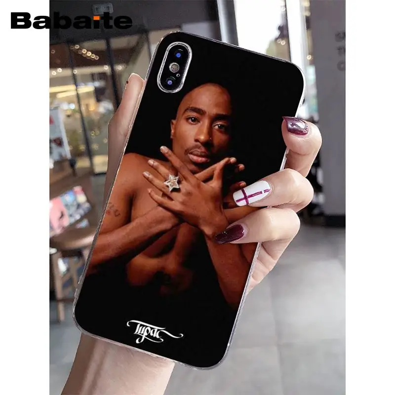 Babaite 2Pac для телефона с изображением Тупака Амару Шакура Makaveli Дизайн Тонкий чехол