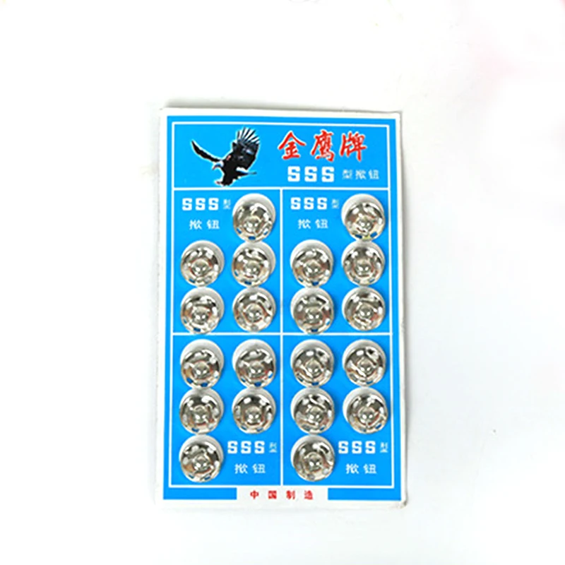 Металлическая кнопка 1 лот черные Серебристые Швейные небольшие аксессуары для