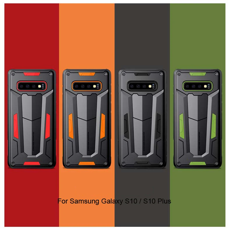 Для samsung Galaxy S10 чехол S10 Plus задняя крышка Nillkin Defender 2 TPU+ PC бронированные телефонные чехлы обложки для samsung Galaxy S10 Plus