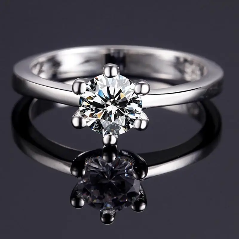 6 мм циркон AAA изысканные женские ювелирные изделия круглая огранка розовый и