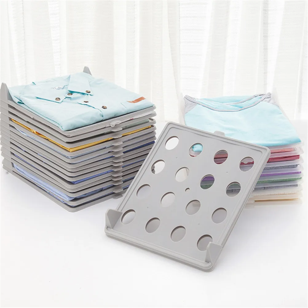 

New Adult Size Clothes Folding Board Easy Fold Organize 29X34X5cm Save Time Multifuncitonal Magic Fast Speed T-Shirt Clothes