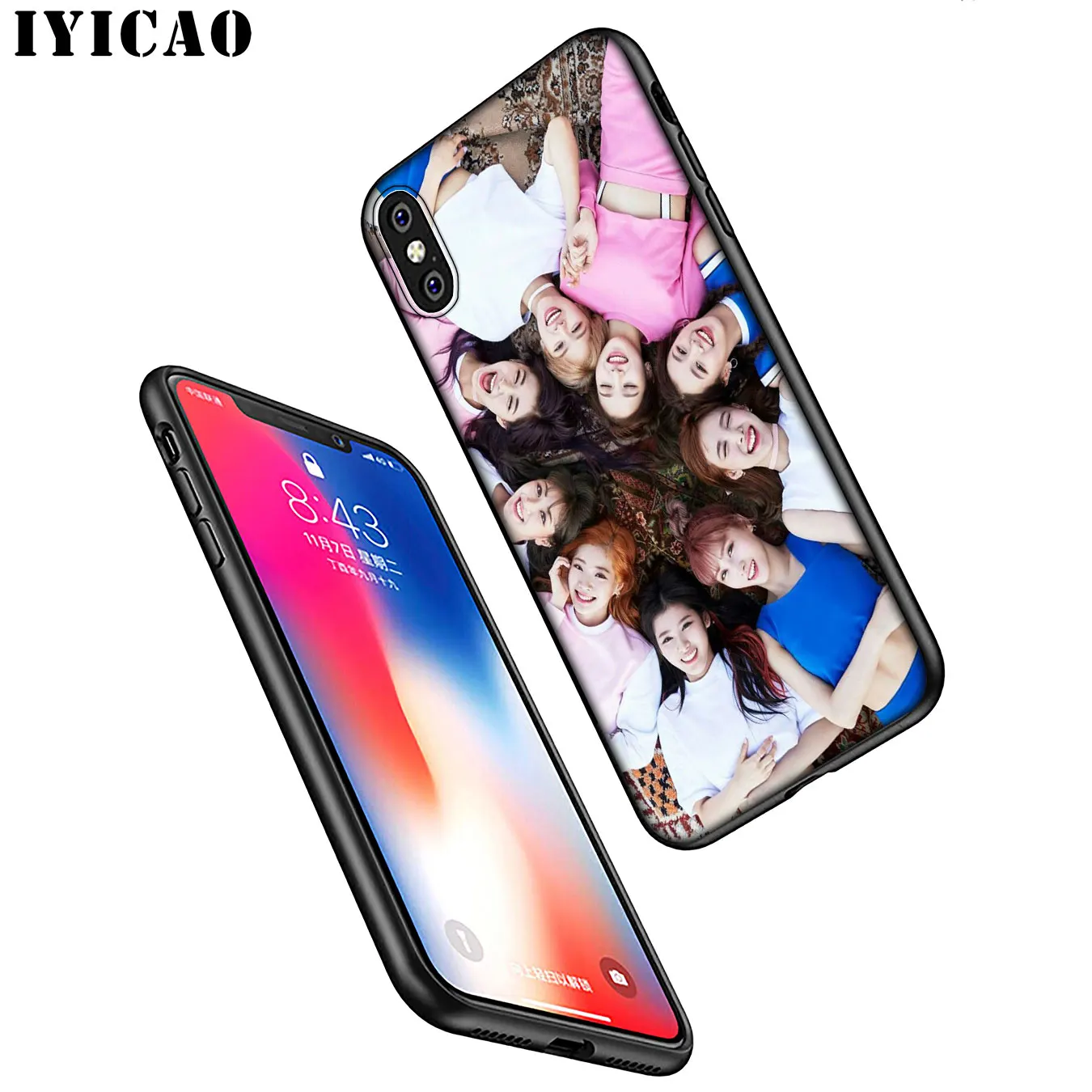 IYICAO TWICE KPOP FANCY YOU Мягкий силиконовый чехол для телефона iPhone XR X XS 11 Pro Max 6 6S 7 8 Plus 5 5S SE 10