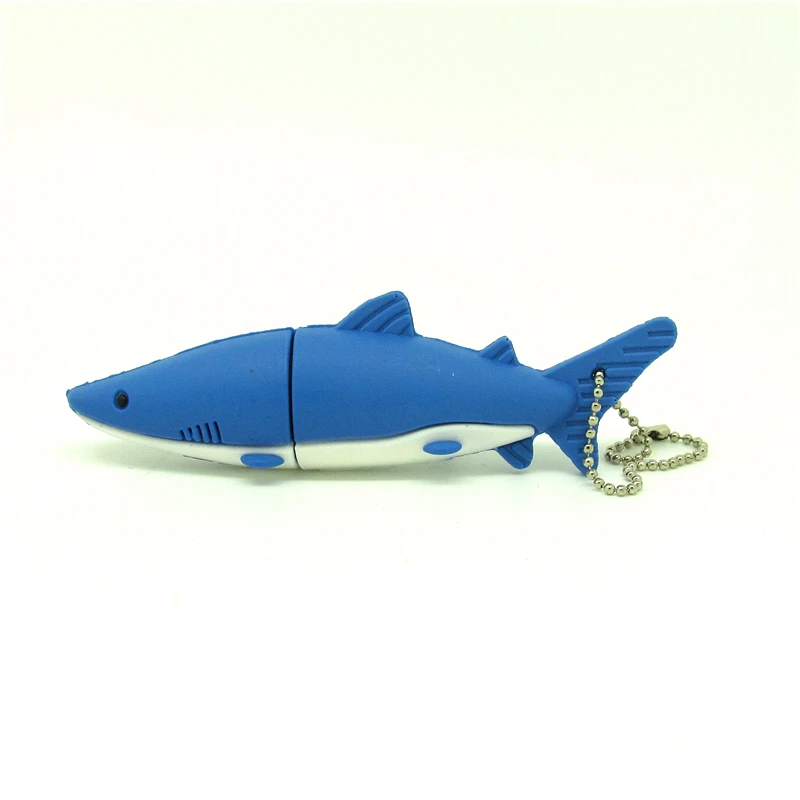 USB-флеш-накопитель с изображением акулы и рыбы 128 Мб 4 ГБ 8 16 32 64 | Компьютеры офис