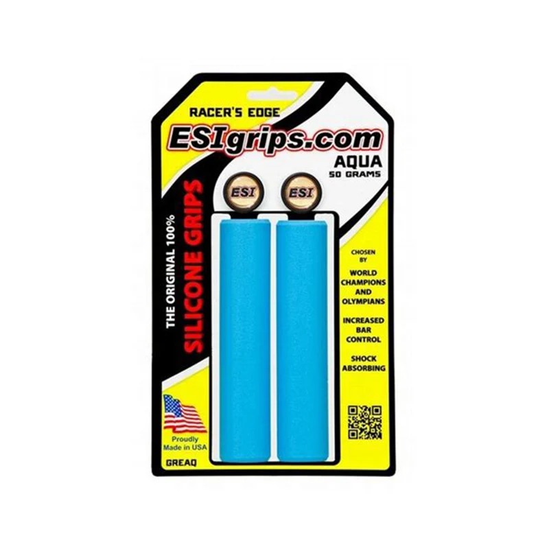 Light Blue racer 50g ESIgrips.com MTB велосипедный Руль силиконовые ручки для XC/AM Сделано в США - Цвет: Light Blue racer 50g