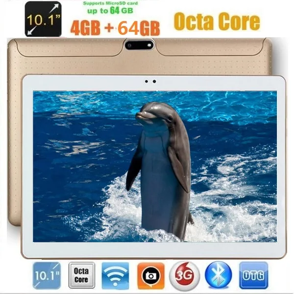 10 дюймов 3g 4G LTE планшетный ПК Android 8,0 Octa Core 1280x800 4 ГБ ОЗУ 64 Гб ПЗУ двойная камера ips 1280*800 gps телефон детские планшеты 10,1