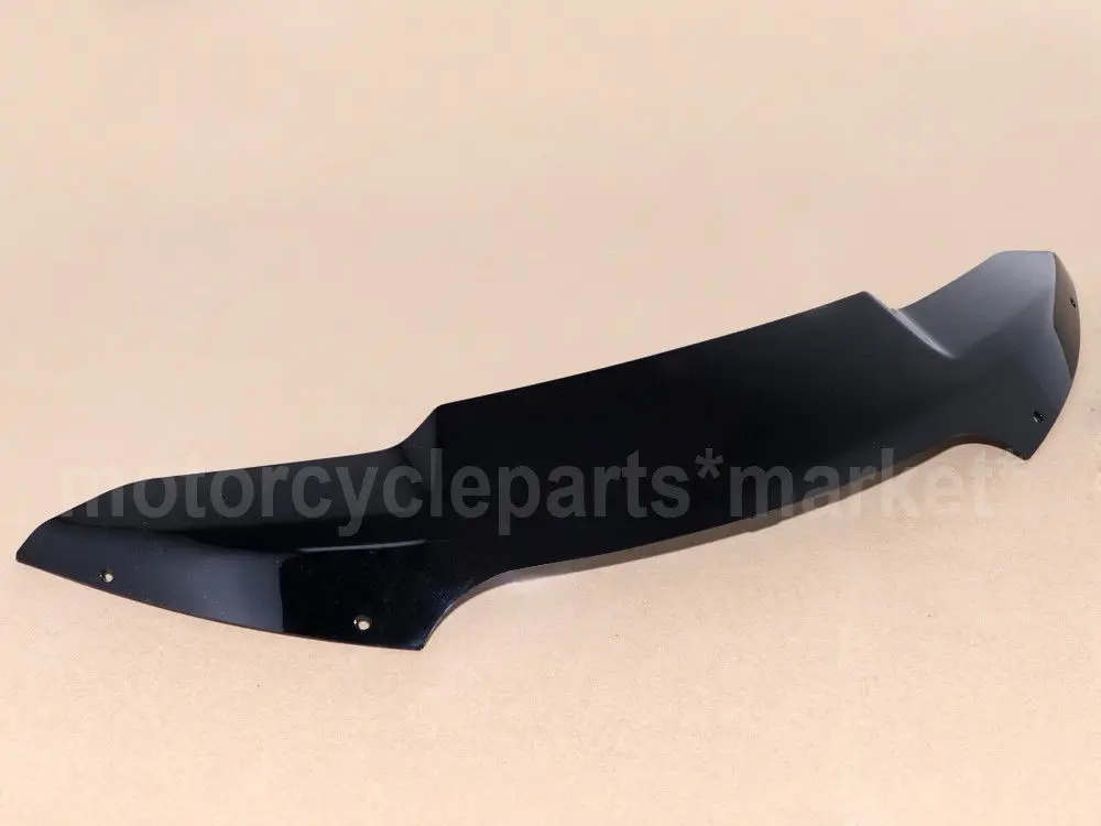 Black/Smoke 4.5&quot Flare Wave Windscreen Split Windshield Center w/ Side Trim For Harley Road Glide FLTR FLTRX 2015-2018 17 16 |