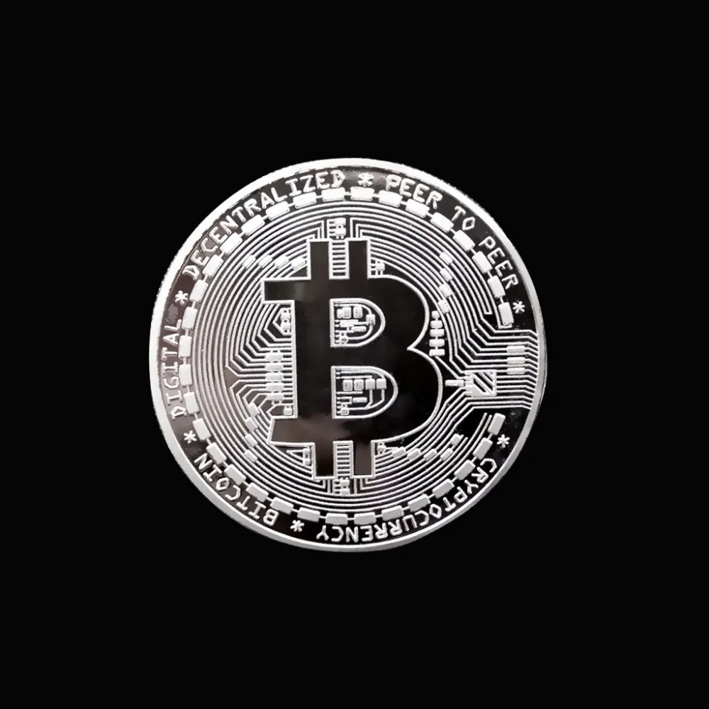 Позолоченный монета-Биткоин коллекционный подарок Casascius Бит монета Биткоин художественная коллекция физических золота памятные монеты