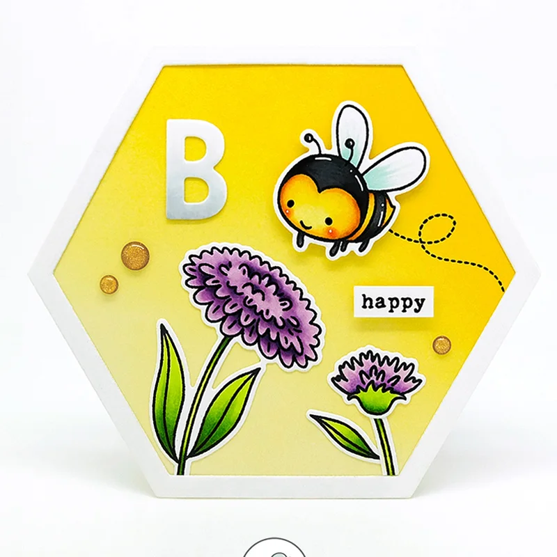 Прозрачные штампы Happy Animals 4*8 дюймов для рукоделия скрапбукинга изготовление
