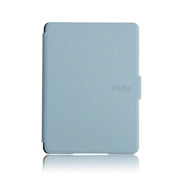 blue Чехол из ПУ кожи для Kindle 8 E-reader чехол(8th Generation) электронная книга с функцией автоматического пробуждения/сна - Цвет: blue