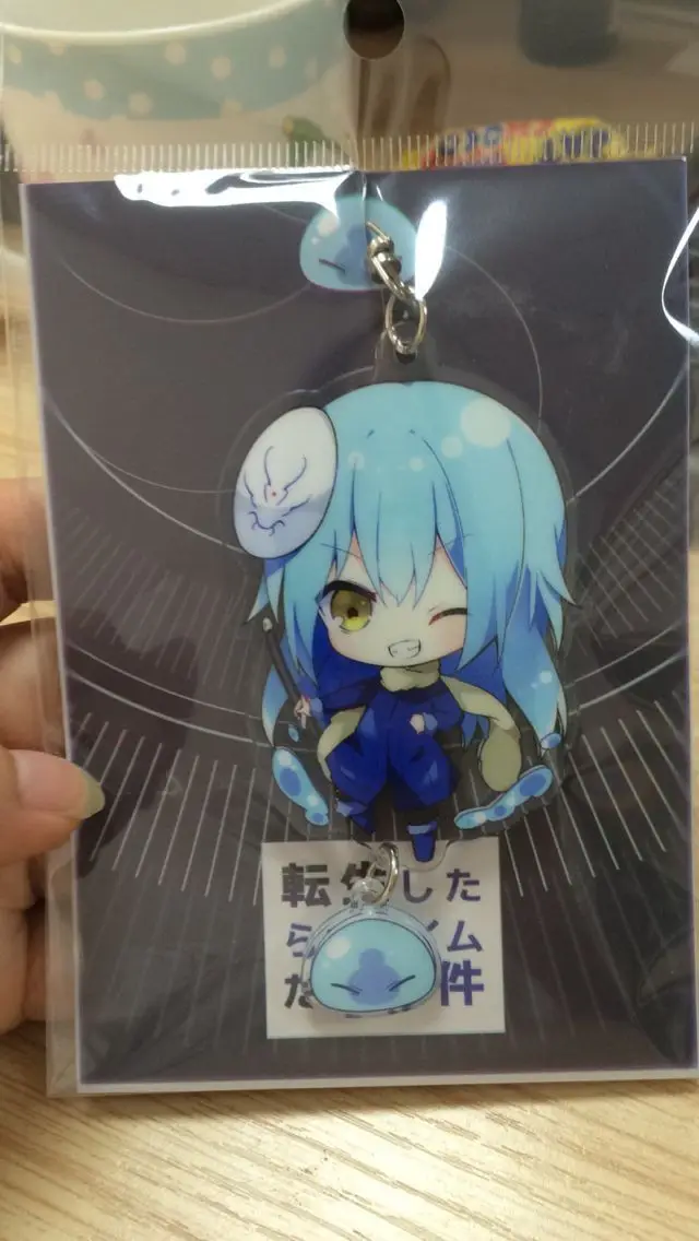 Аниме Tensei Shitara Slime Datta Ken Rimuru Tempest акриловый брелок для ключей рождественские