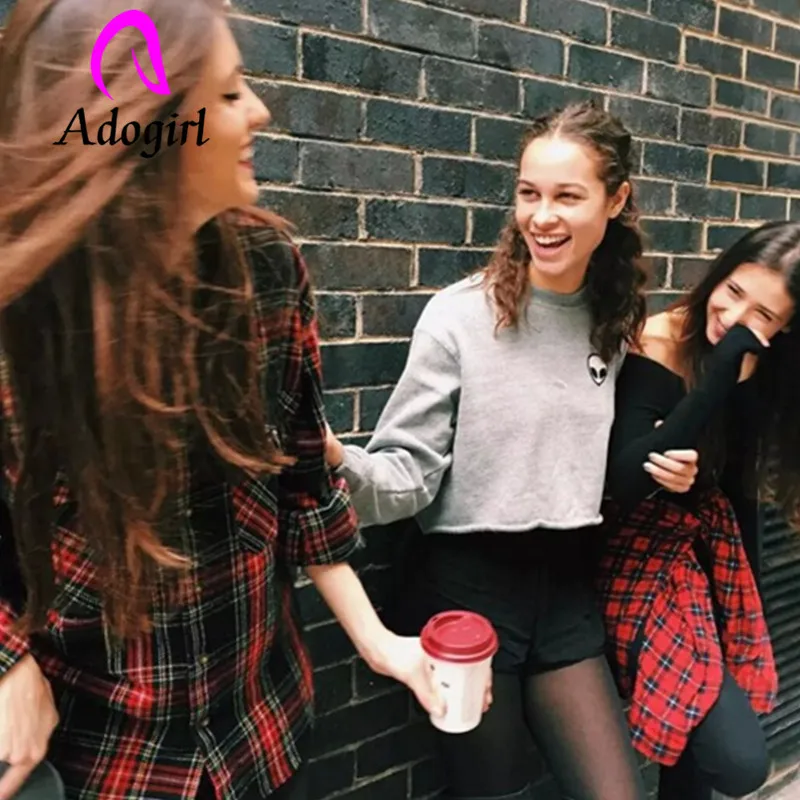 Худи Adogirl мужское зимнее плотное с 3D принтом свободное|Женские толстовки и