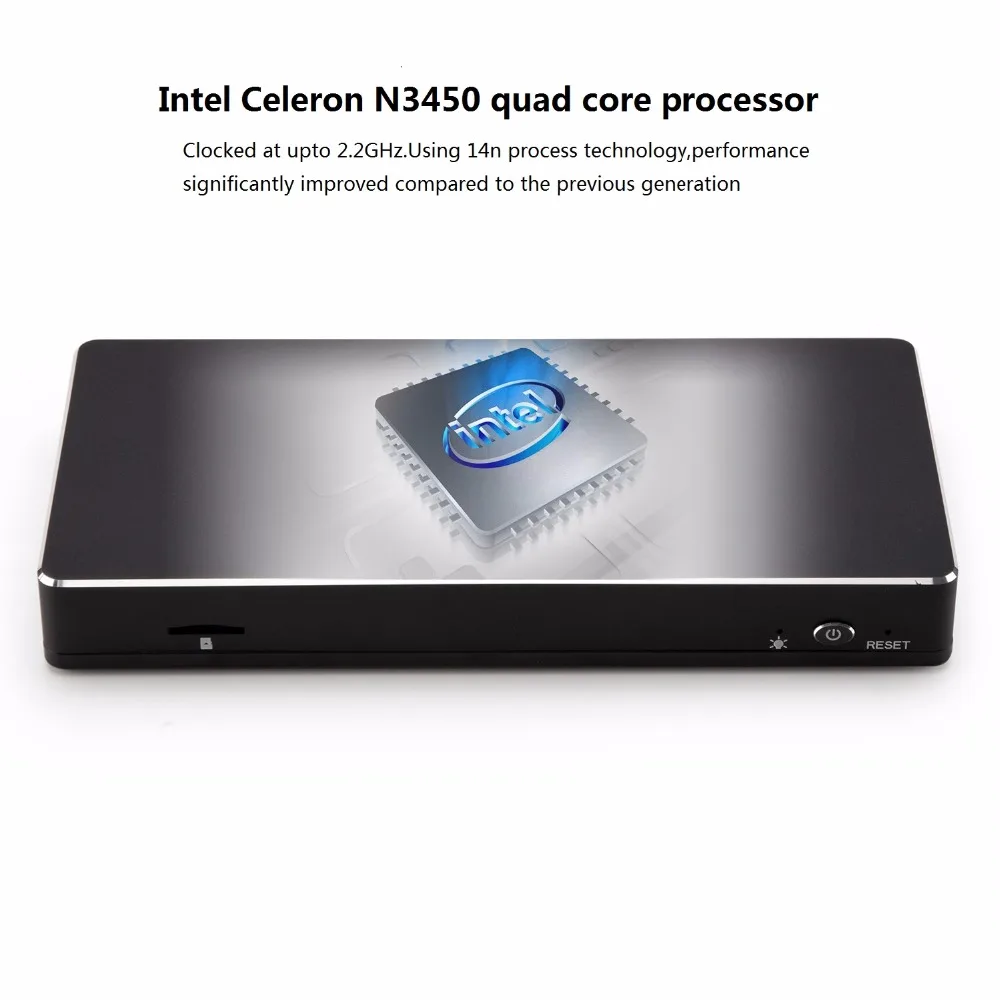 GULEEK i10 Windows 10 Mini PC with Intel Apollo Lake N3450 Gen9 2.0GHz RAM 4GB ROM 32GB WIFI 1080p 4K TV Box Media Player | Электроника