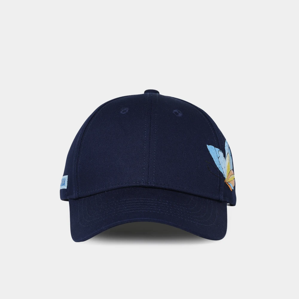 NUZADA Bone Caps Embroidery Butterfly Women Couple Baseball Cap Snapback Cotton Spring Summer Hat Autumn Double Side Material
