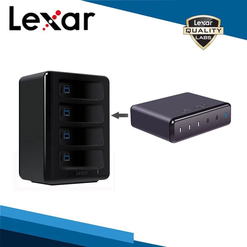 Lexar черный Мини Портативный кард ридер 512 ГБ 256 USB LED высокая скорость для