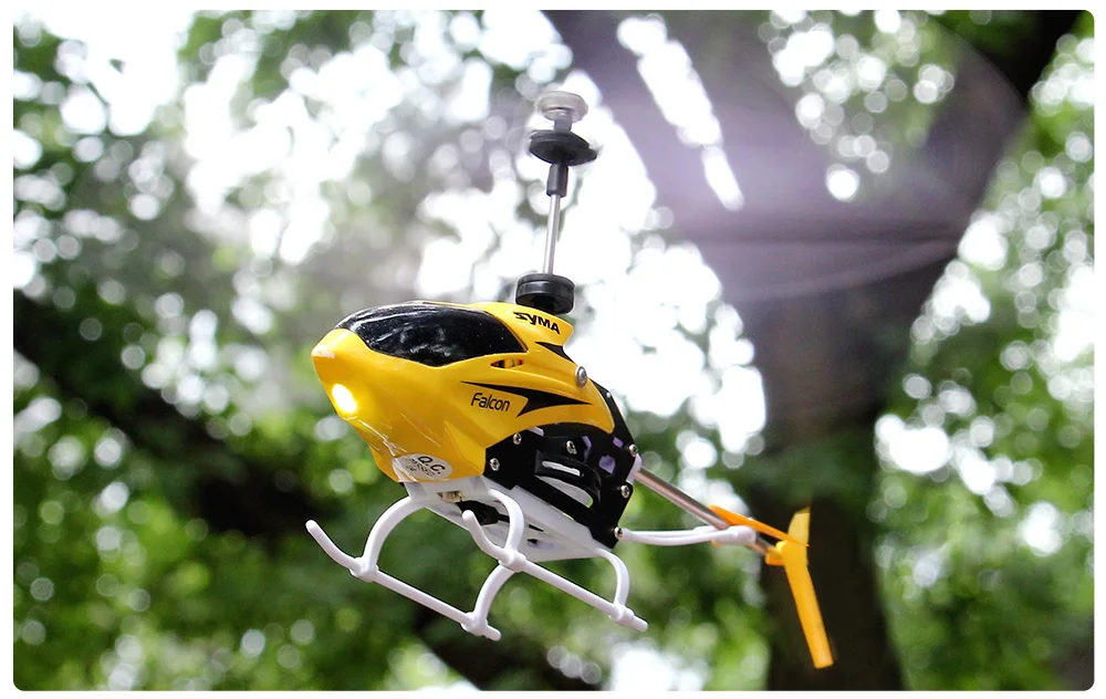 SYMA W25 вертолет 2CH Крытый дистанционного Управление самолет с гироскопом вертолет на радиоуправлении для детей игрушки