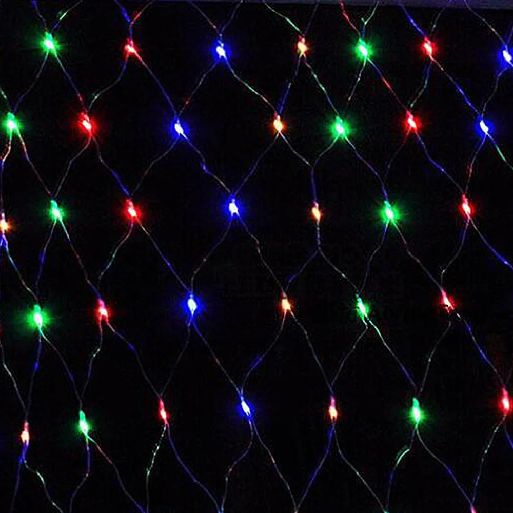 LED Fairy Lights Outdoor Garden String Lights Holiday Garland For Decoration LED Chain Holiday Patio Lighting 220V Net Mesh Lamp
