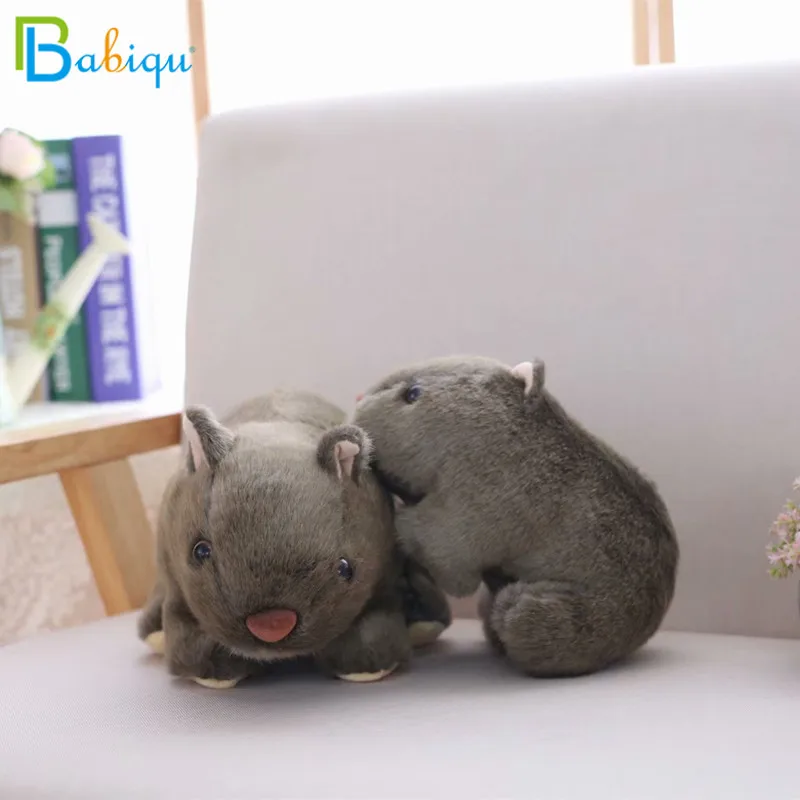 1 шт. 18 см Моделирование Плюшевые вомбат свинки Cavia Porcellus игрушка чучело дикие