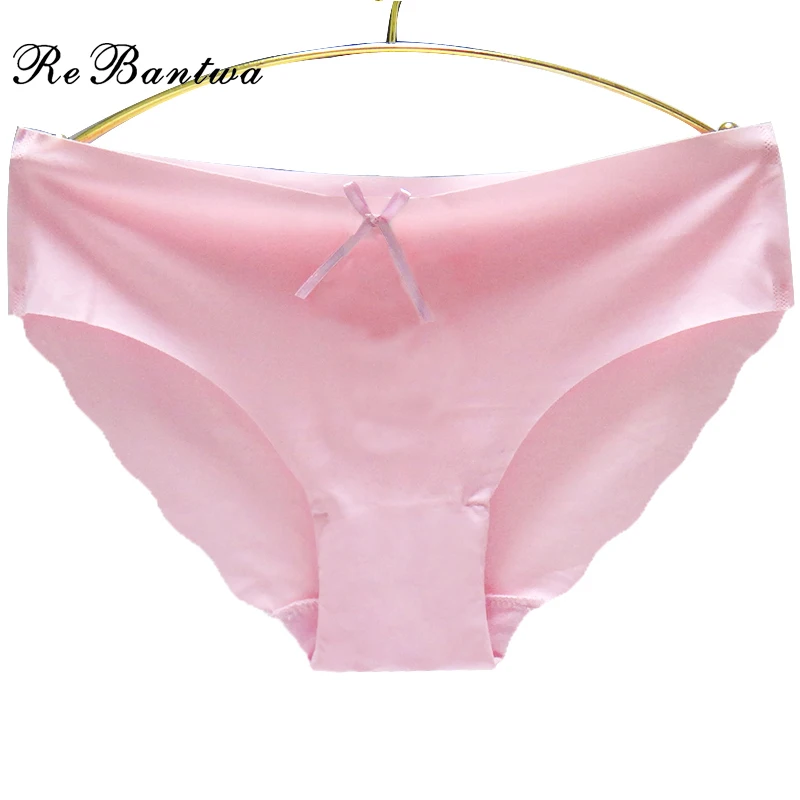 Rebantwa 3pcs/lot Women Seamless Panties Underwear Nylon Knickers Sexy Briefs Intimates Plus Size XL Lingerie Ladies |