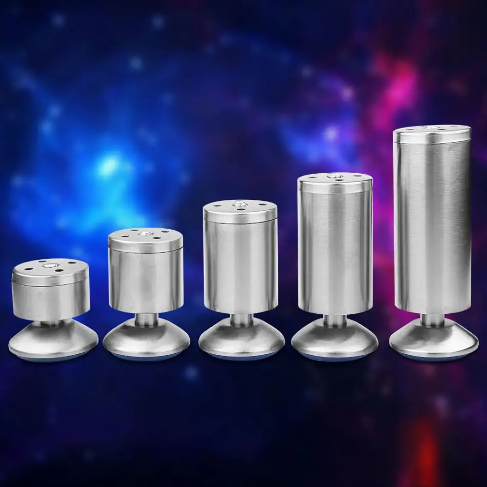 4 шт./компл. ножки для мебели регулируемая высота складные стол из нержавеющей