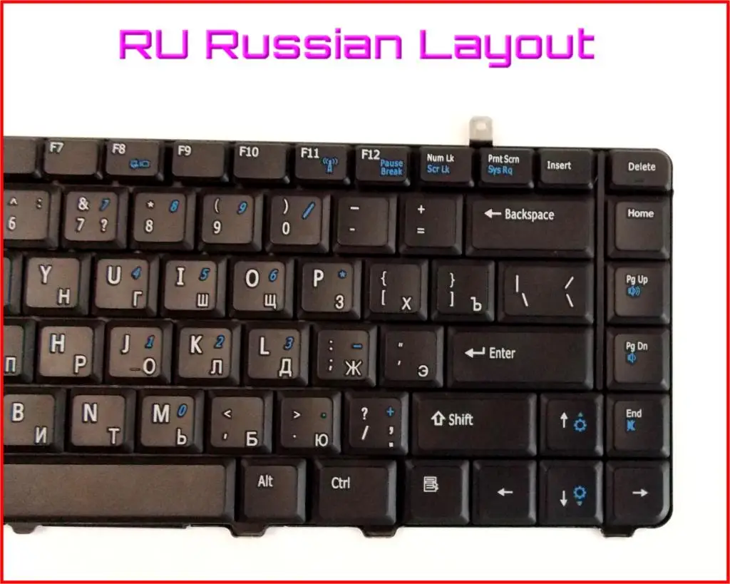 Новая русская версия клавиатуры для ноутбука Dell Vostro A840 A860 1088 1014 1015 PP38L PP37L |
