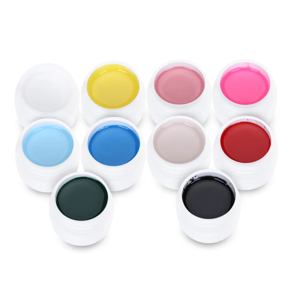 Gustala 36 Цвета 12 г Очаровательная лак Однотонная одежда Гели для ногтей UV LED роспись