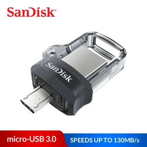 USB-флеш-накопитель SanDisk Ultra с двумя USB-портами 3,0 и поддержкой OTG, 163264128 ГБ