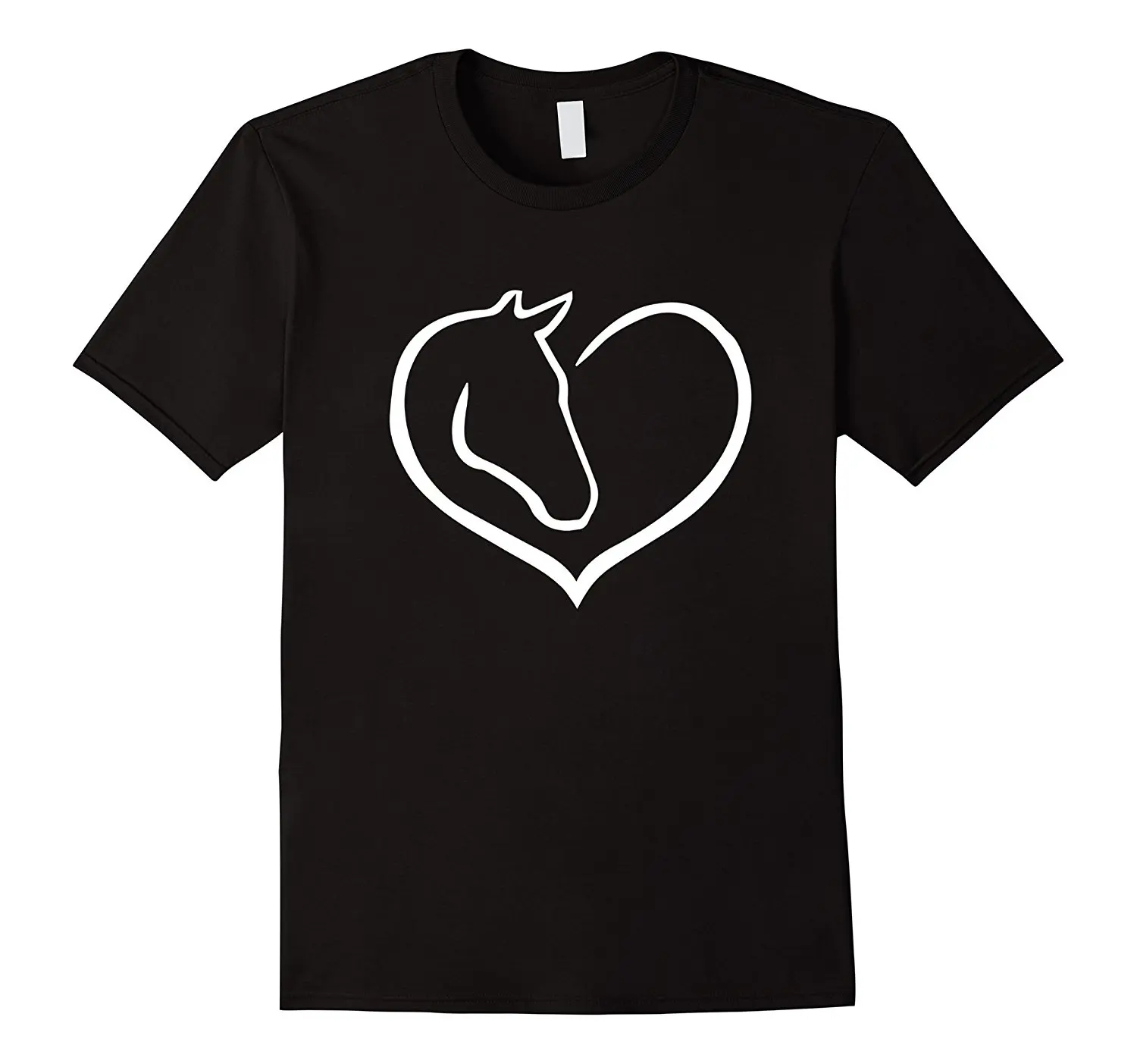 

Horse Lover T-Shirt | Gift Everybody Loves Horses Round Collar Short Sleeve Tee Shirts Tee Tops O-Neck Shirts