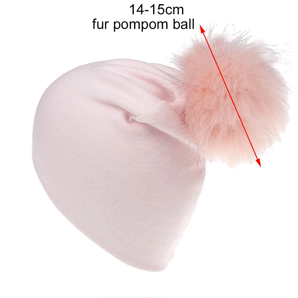Модная осенне-зимняя теплая Шапка-бини для маленьких детей | Детская одежда и
