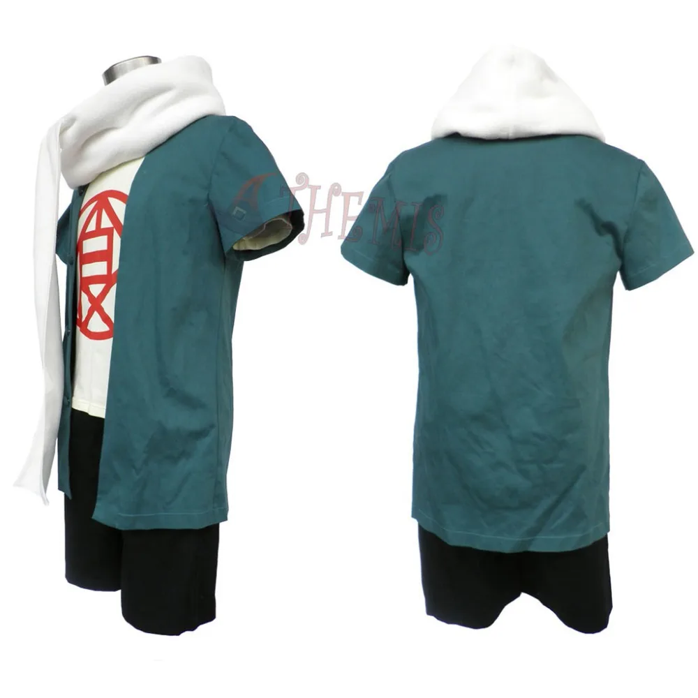 Athemis аниме Chouji Akimichi Косплей костюмы с белым мягким шарфом наряд повязка на голову