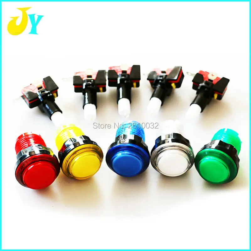 15 шт. 12 В светодиодная подсветка кнопка 2 джойстик в американском стиле & ZIPPY 8way