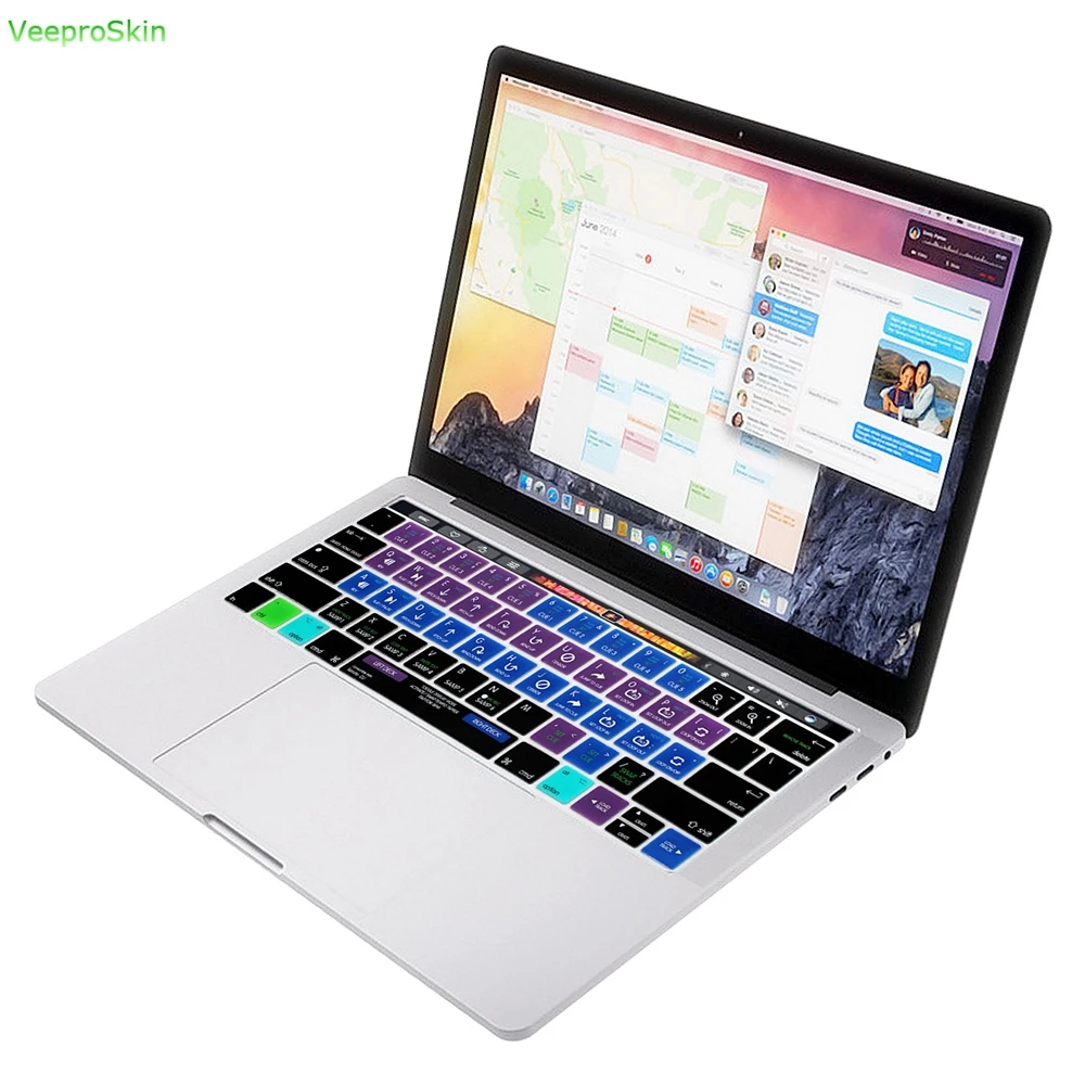 Силиконовый чехол-клавиатура Serato DJ для Macbook Pro 13 &quotA1706 15&quot A1707 2016/2017/2018 | Компьютеры