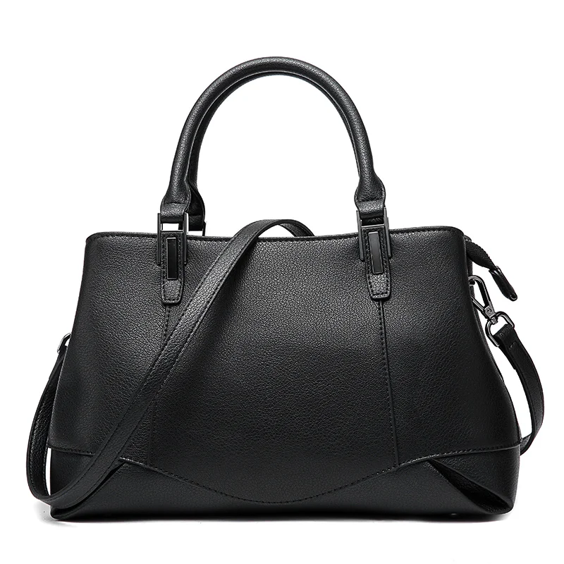 Офисные женские ручные сумки Новое поступление 2019 красные из натуральной кожи на