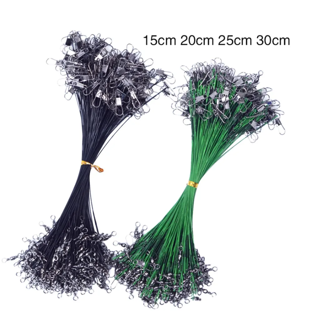 Новое поступление 10 шт./лот Анти Укус стальной рыболовный лидер провод