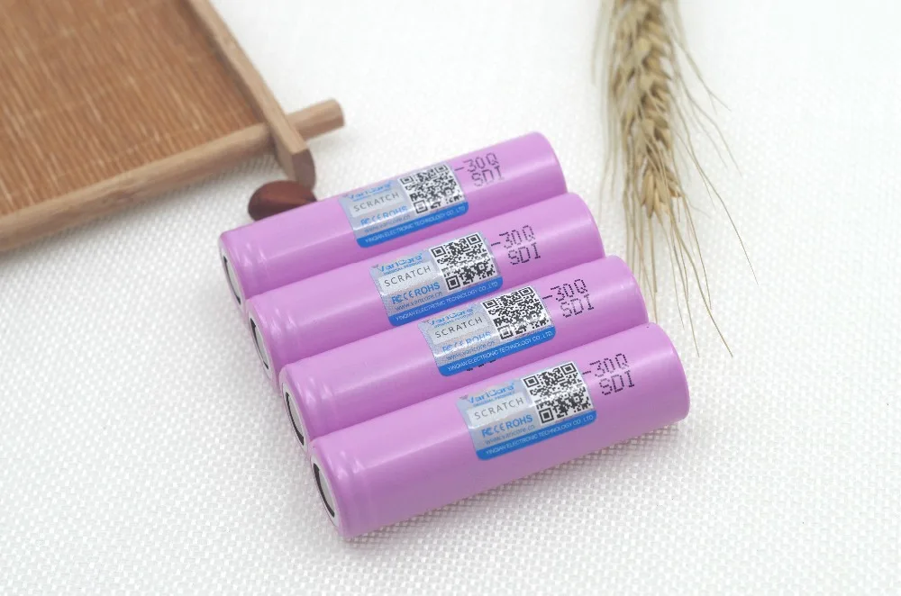 

6 pcs. New 100% Vaeicore new original INR18650 30Q 3000 mAh Battery INR18650 Energy Lithium Battery Battery