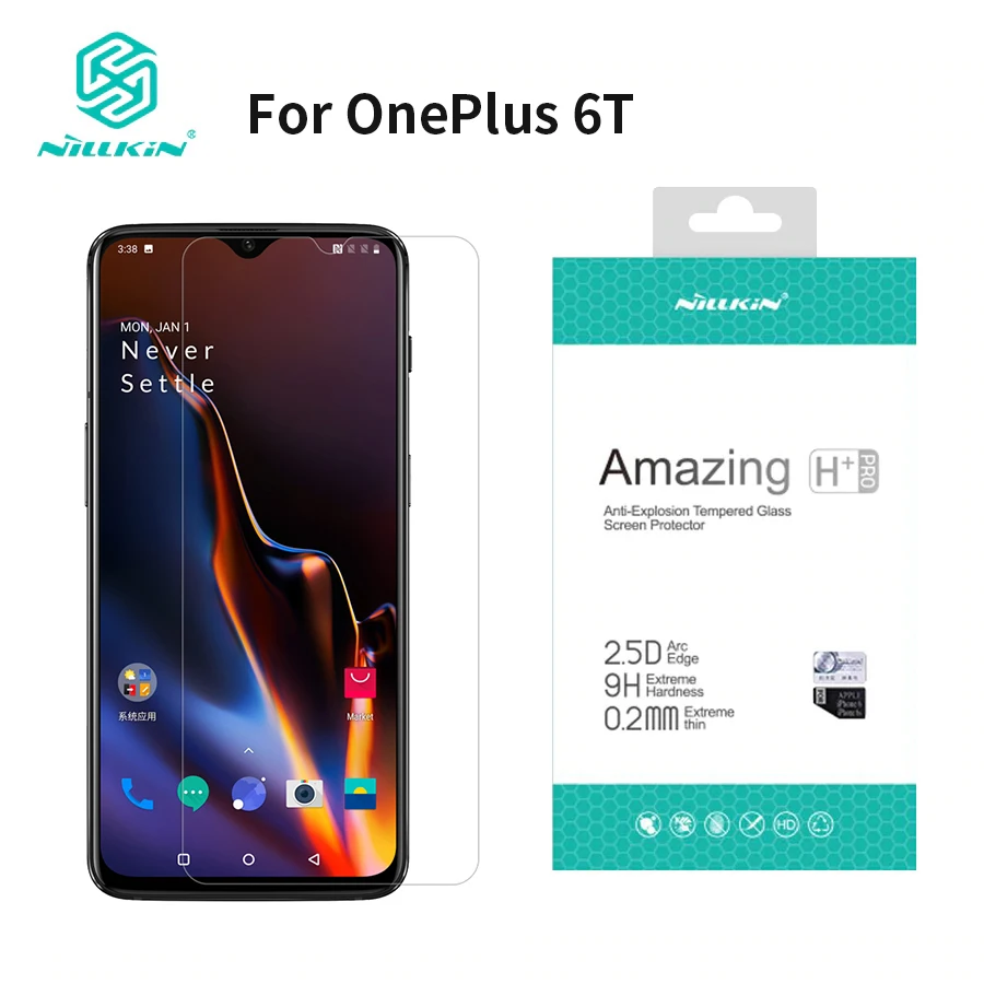 Для oneplus 6t защита экрана 6 41 дюймов NILLKIN Amazing H/H + PRO 9H Закаленное стекло протектор