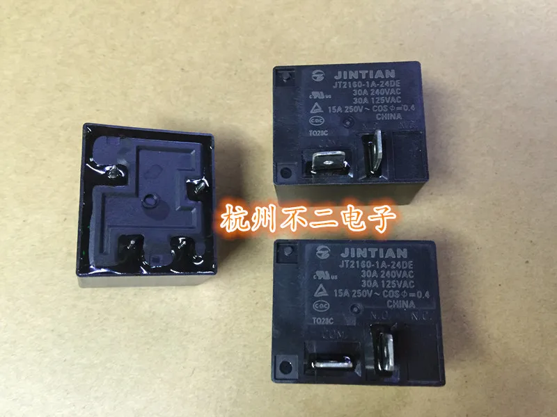 JT2160 1A 24DE реле 24VDC 4 фута нормально открытый 30A T93 SLI HF2160|relay 24vdc|24vdc relay30a relay |