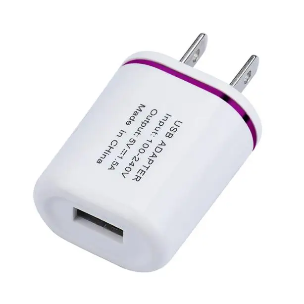 Настенный USB 5 В в/1.5A зарядное устройство США штекер Зарядка для iPhone для samsung для LG телефон дропшиппинг YE12.27
