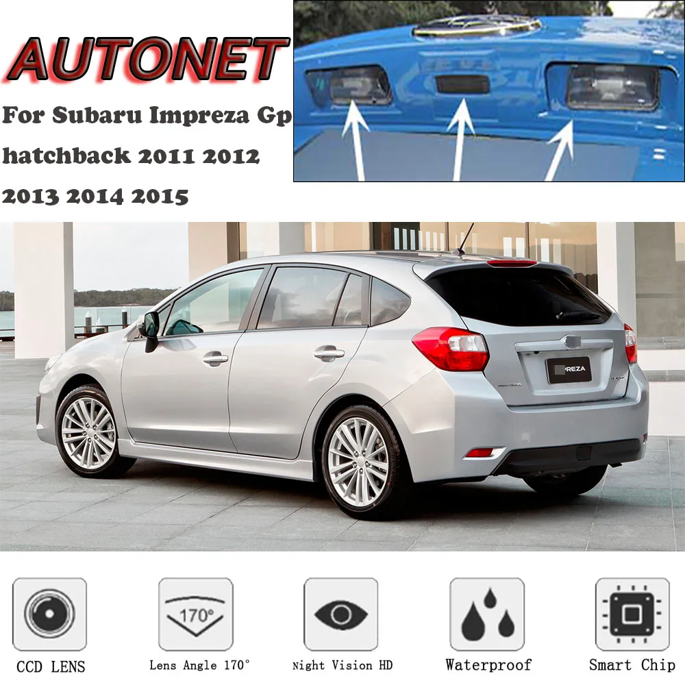 Осенняя резервная камера заднего вида для Subaru Impreza Gp hatchback 2011 2012 2013 2014 2015 номерного