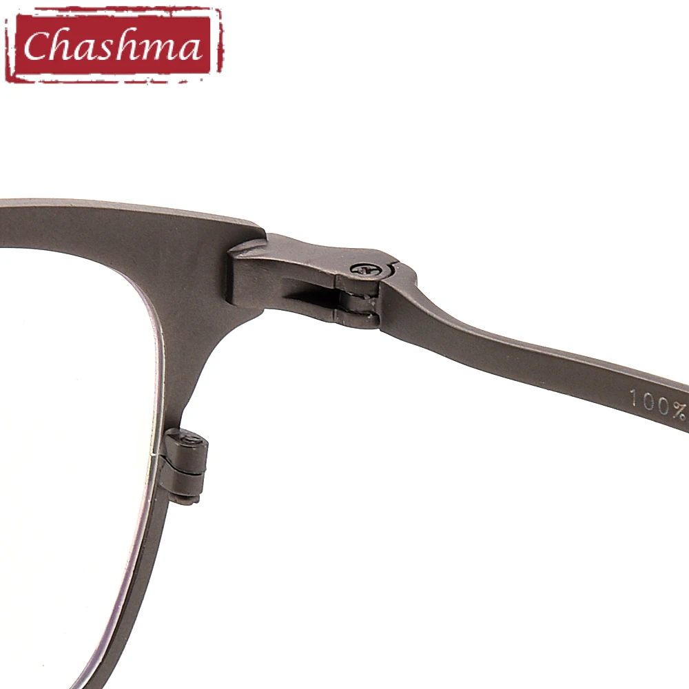 

Chashma Brand Top Quality Fashion Full Rimmed Women and Men Optical Eyewear Small Face Fashion Titanium Spectacles for RX Lenses