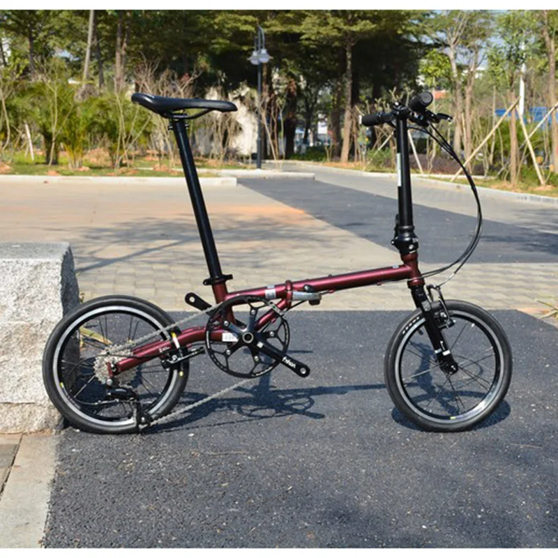 Fnhon Gust CR-MO стальной складной велосипед 1" 305 349 Minivelo мини веловелосипед городской коммутирующий велосипед V тормоз 9 скоростей