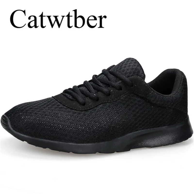 Catwtber New Men Shoes summer fashion Casual Flats Breathable Male sneakers adult Non-slip Comfortable Men's | Обувь