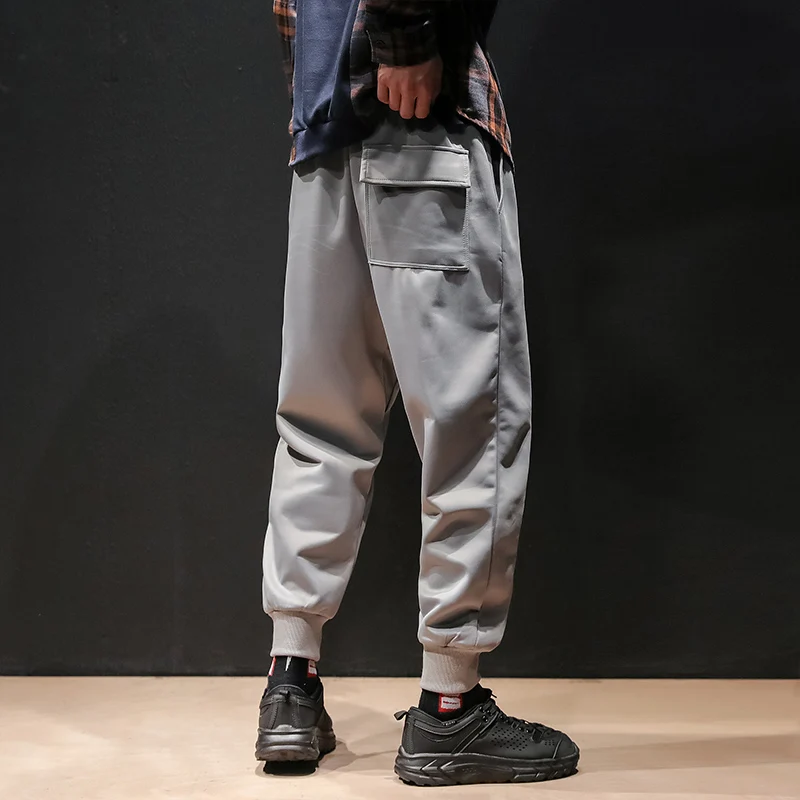 Мужские брюки-джоггеры большого размера 2019 модные мужские брюки с большими