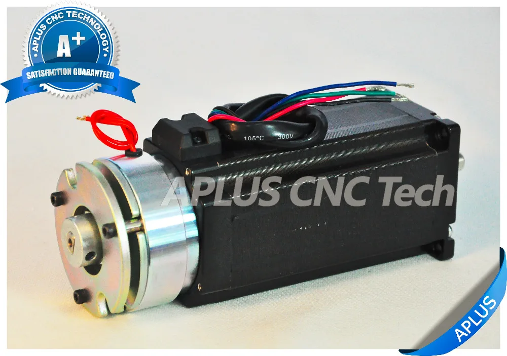 Шаговый двигатель NEMA 23 с тормозом 396oz in 112 мм 1 8 А градусов 4 провода|stepper motor