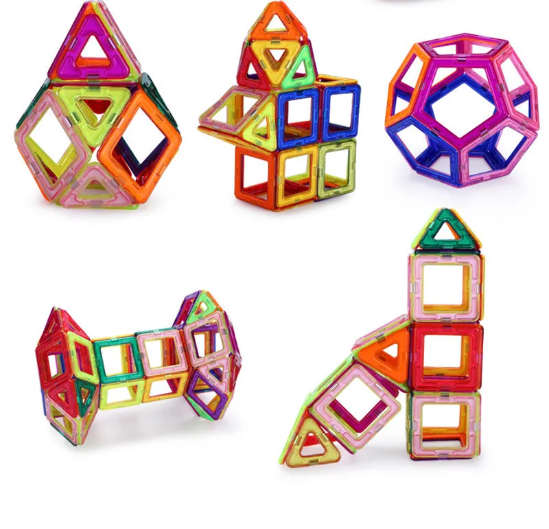 82 шт. Magformers 3D Diy магнитные строительные блоки совпадающая игрушка Магнитный конструктор Игрушка Кирпичи Детские игрушки